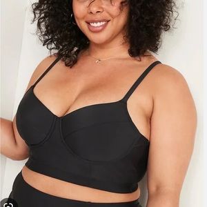 Old navy longline bikini top